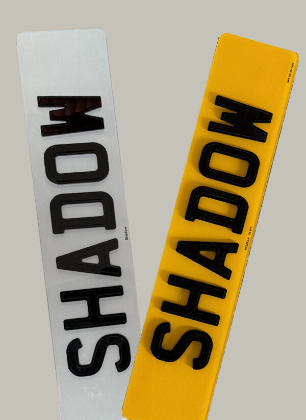 Shadow Number Plate